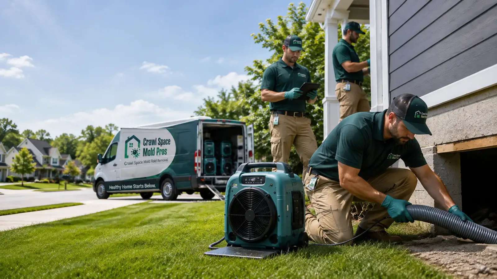 Crawl Space Mold Removal in De Witt, IA